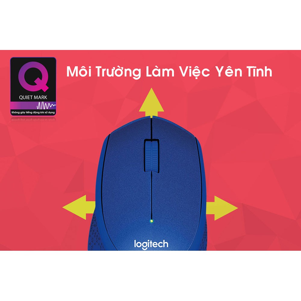 Xác thực. Chuột Logitech M331 SILENT Yên lặng - Bảo hành 12 tháng toàn quốc DGW