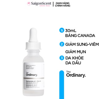 Tinh chất hỗ trợ mụn The Ordinary Niacinamide 10% + ZinC 1% ( 30mL )
