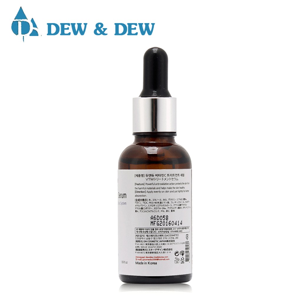 SERUM CHỐNG LÃO HÓA DEW&DEW VITAMIN C TREATMENT 50ML