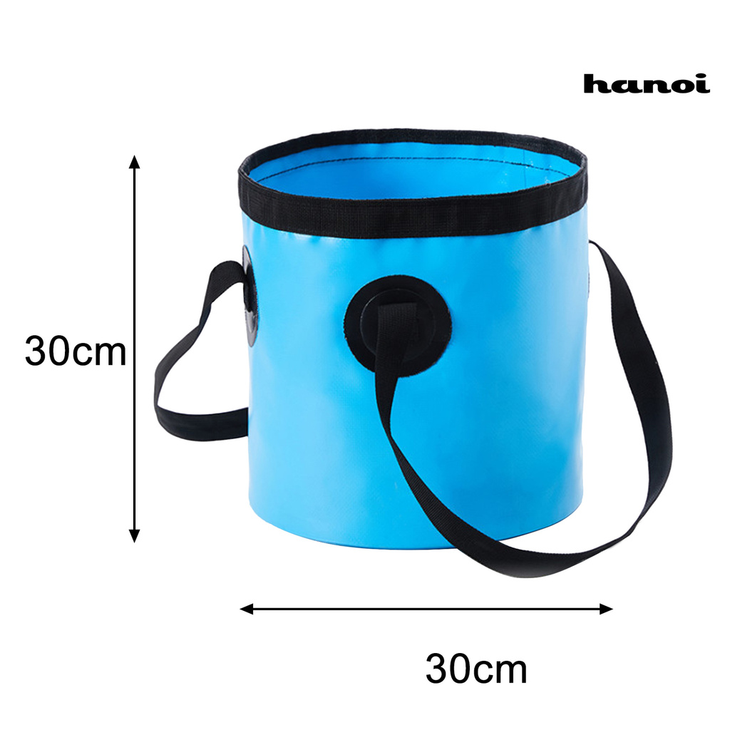 Túi Đựng Nước 10l / 20l Bằng Pu Chống Thấm Nước Có Thể Gấp Gọn Tiện Dụng Mang Theo Du Lịch