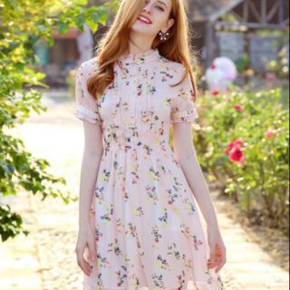 Đầm voan hoa nhí