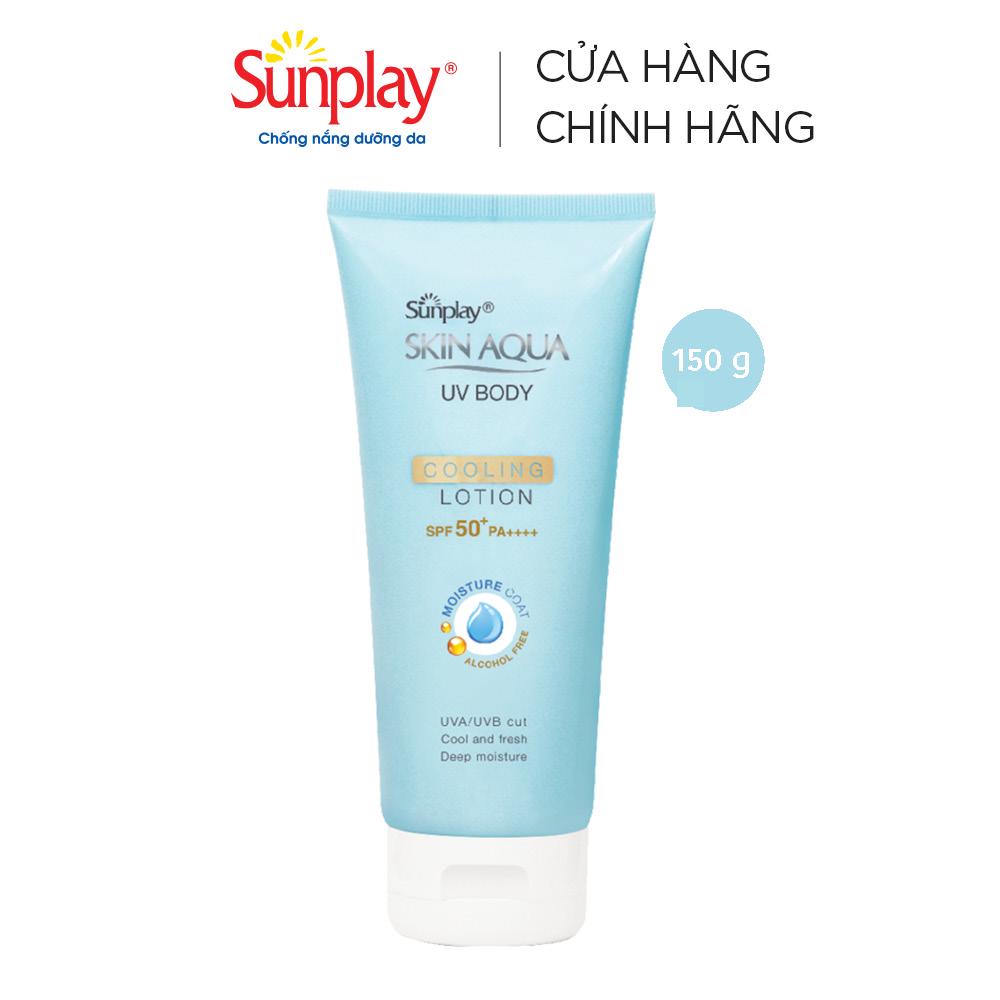 Lotion chống nắng dưỡng thể mát lạnh Sunplay Skin Aqua UV Body Cooling Lotion SPF 50+ PA++++ (150g)