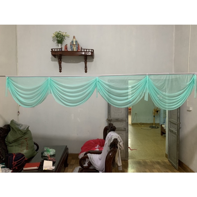 Rèm quả, rèm võng,  rèm sóng, rèm lượn trang trí nhà rạp