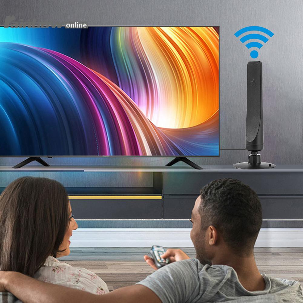 Ăng Ten Tv Kỹ Thuật Số 12dbi 1080p Phạm Vi 50 Dặm