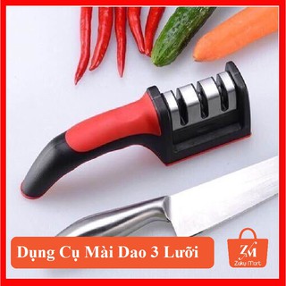 [Ảnh Thật+Video][Loại 1] Dụng Cụ Mài Dao 3 Lưỡi Nhỏ Gọn Tiện Lợi