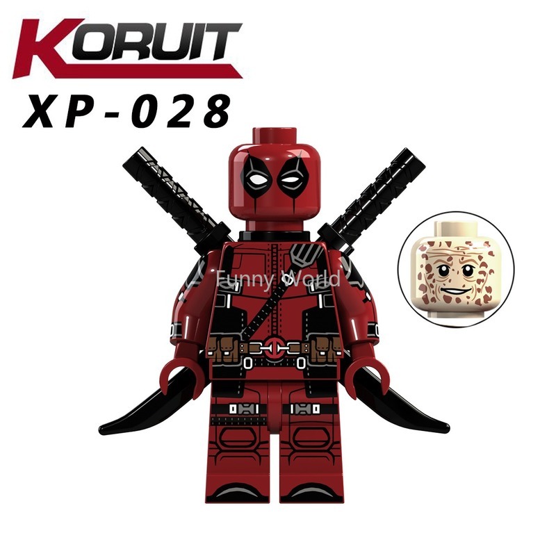 Mô Hình Đồ Chơi Lắp Ráp Nhân Vật Deadpool Thor Superhero XP028-035 KT1004