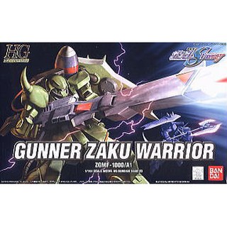 Mô hình HG Seed Destiny Gunner Zaku Warrior Bản Xanh (Bandai)