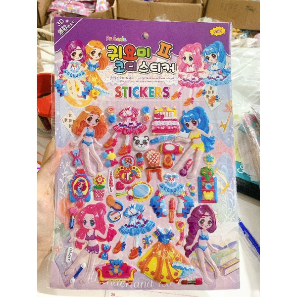 Sticker 3d cho bé SHOP MẸ BÚN