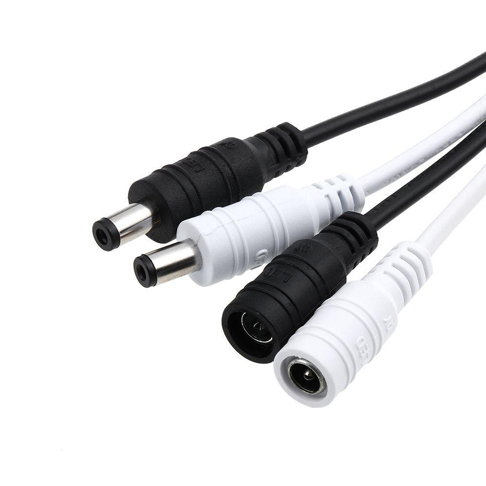 1 / 5 Cặp Dây Cáp Nối Nguồn DC 12V
