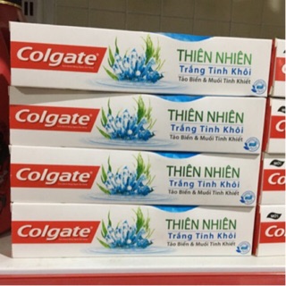 [Hàng chính hãng] Kem đánh răng Colgate thiên nhiên làm trắng tinh khôi từ Tảo biển và muối tinh khiết 180g