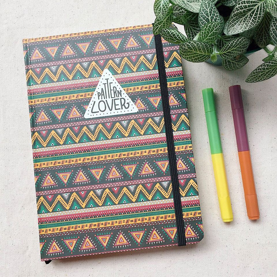 Sổ Crabit A5 ruột Dot - Boho Pattern Lover