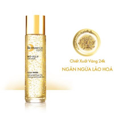 Nước dưỡng ngăn ngừa lão hóa Bio Essence Bio-Gold Bio-Essence Gold chiết xuất vàng 24k 150ml