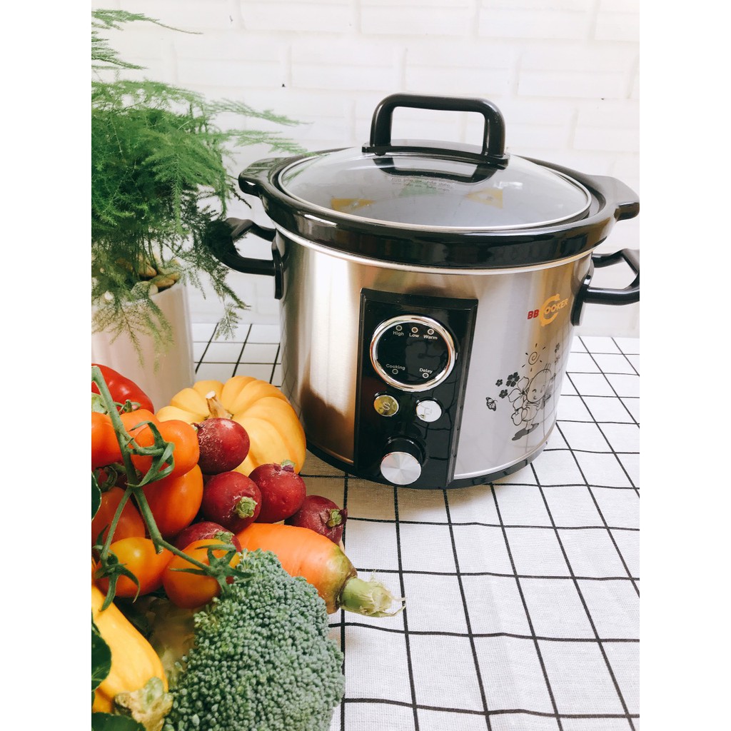 Nồi hầm chậm nấu cháo điện tử tự động cho bé 2.5L Bbcooker DS25