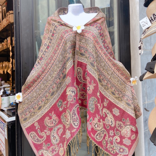 Khăn Thổ Cẩm Hoạ Tiết 70cm x 1m7