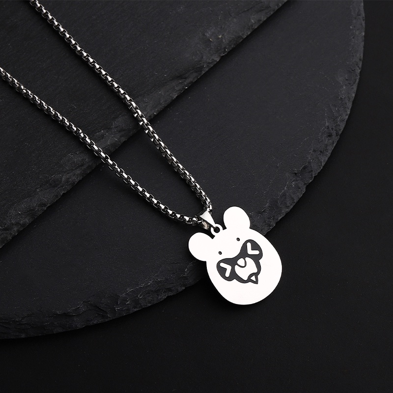 Vòng cổ QIHE JEWELRY mặt hình game Genshin độc đáo cho học sinh