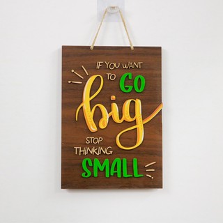 Bảng Gỗ Khẩu Hiệu Tiếng Anh