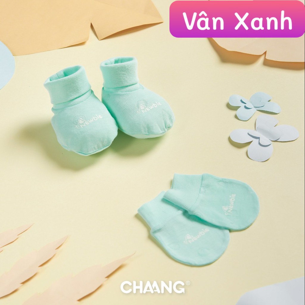 Set bao tay bao chân sơ sinh Chaang cotton an toàn cho bé