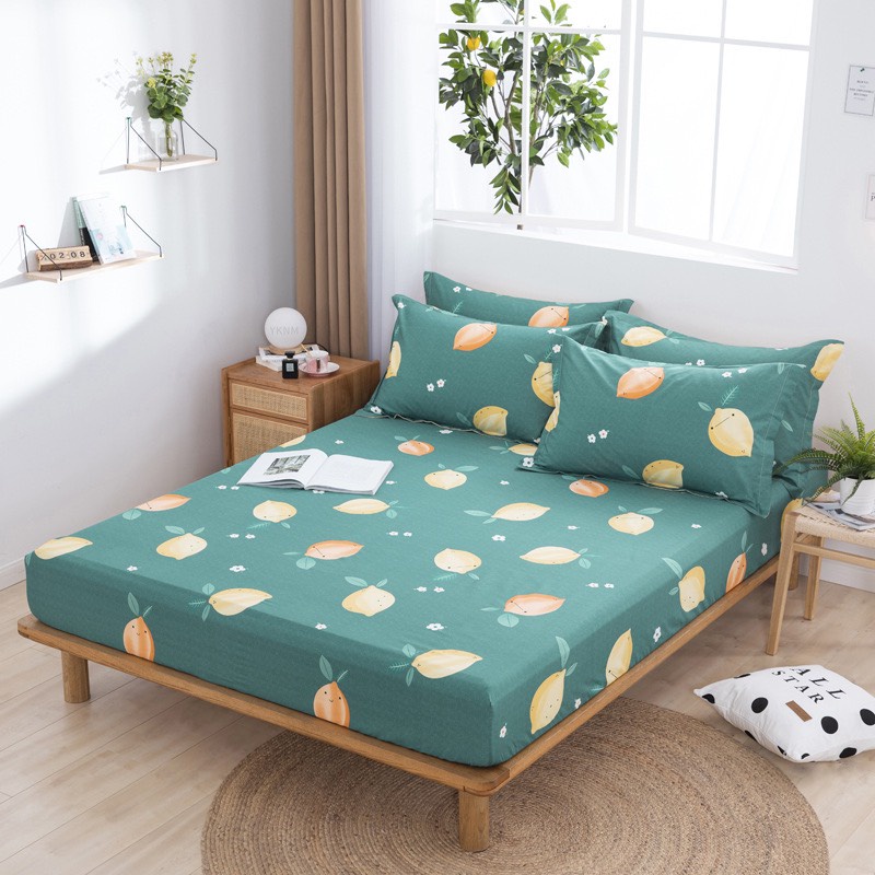 GB1189- sale 30% Ga trải giường ga bọc chun cotton 120 x 200cm hàng nhập