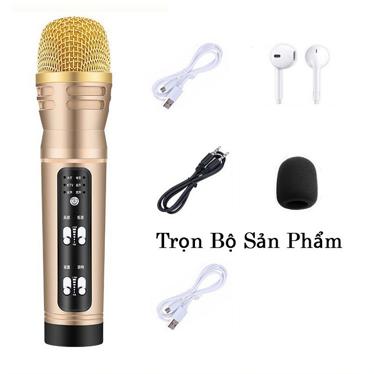 MICRO C28, MIC THU ÂM CAO CẤP HÁT LIVESTREAM KARAOKE CÓ CHẾ ĐỘ AUTOTUNE - THẾ HỆ MỚI