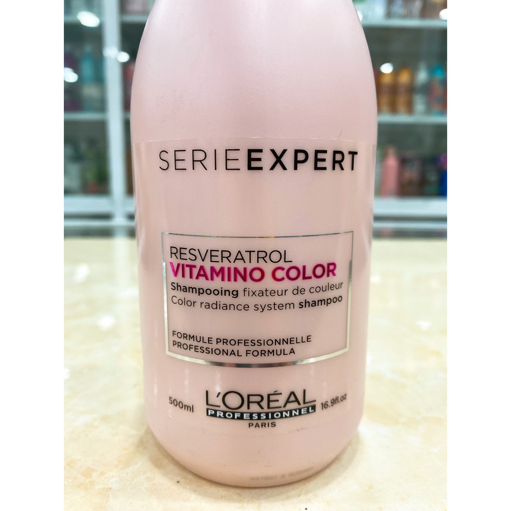 (500ml) Dầu gội chăm sóc tóc nhuộm L’Oréal Vitamino Color AOX Pro Salon