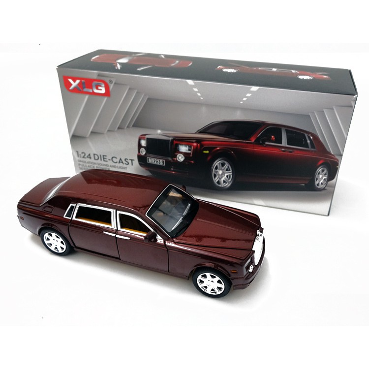 Ô tô Mô hình ROLLS ROYCE PHANTOM Tỉ lệ 1:24 XLG. Mô hình xe sang, xe hơi cao cấp