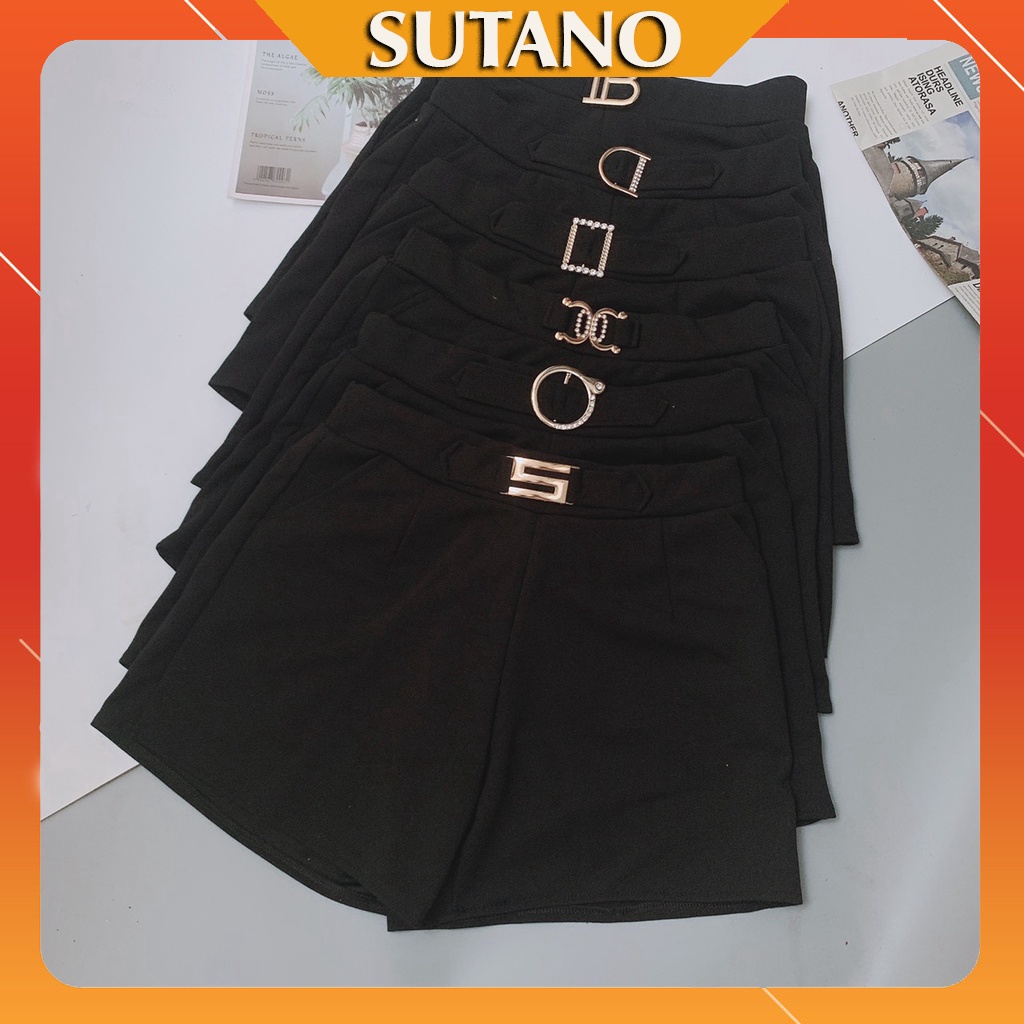 Quần đùi,quần short nữ mặc nhà chất sạn hàn kèm hình khóa sanh chảnh mã Q115 | BigBuy360 - bigbuy360.vn