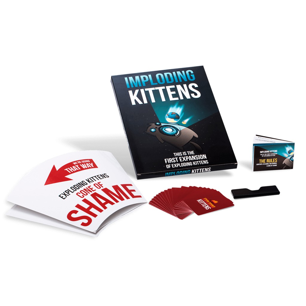 Trò chơi dành cho người lớn hấp dẫn NSFW Exploding Kittens Imploding Streaking Kittens Family Party Fun Cards Game (Phiên bản tiếng Anh)