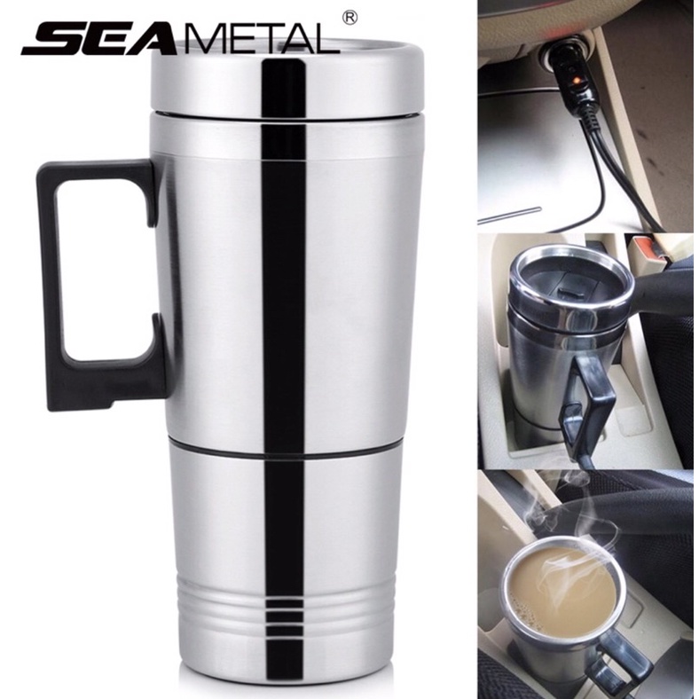 Ấm đun nước cao cấp cho xe ô tô 12v - 24v