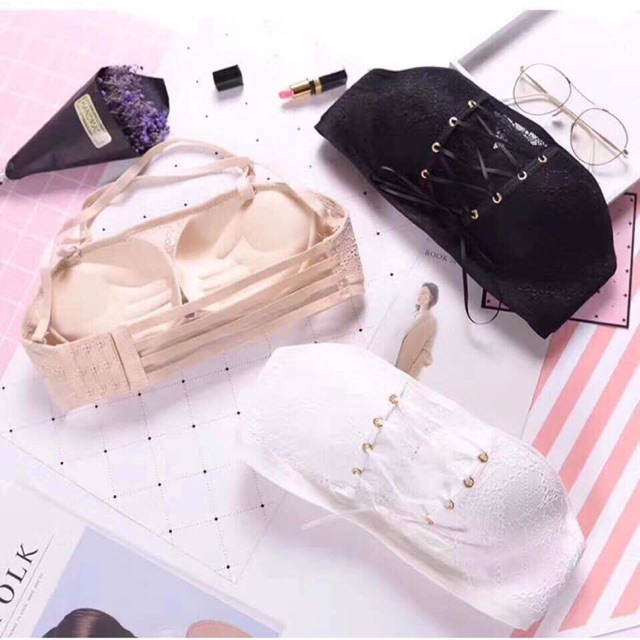 Áo lót chóng tụt rút dây cúp ngang Sarah Lingerie