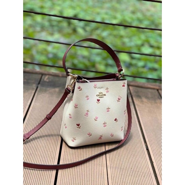 Túi Bucket màu hoa