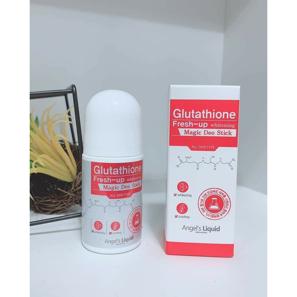 Lăn Khử Mùi, Dưỡng Trắng, Giảm Thâm Angel's Liquid Glutathione Fresh-Up Whitening Magic Deo Stick 60ml | BigBuy360 - bigbuy360.vn