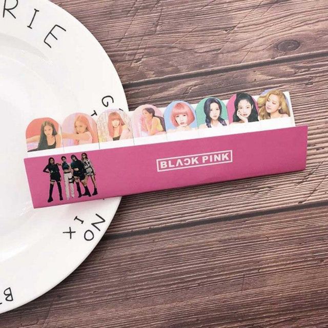 Sticky note GOT7 BLACKPINK BTS SEVENTEEN X1