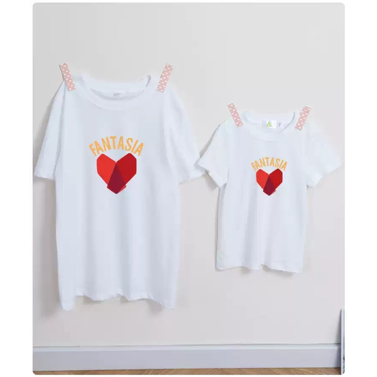 Áo thun gia đình Fantatic trái tim ,chất đẹp