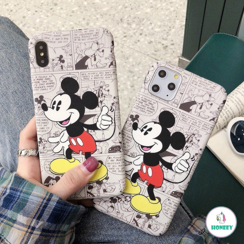 Sale 69% Ốp lưng PC cứng hình chuột Mickey dễ thương cho Iphone,  XS Max Giá gốc 77000đ- 23C95-4