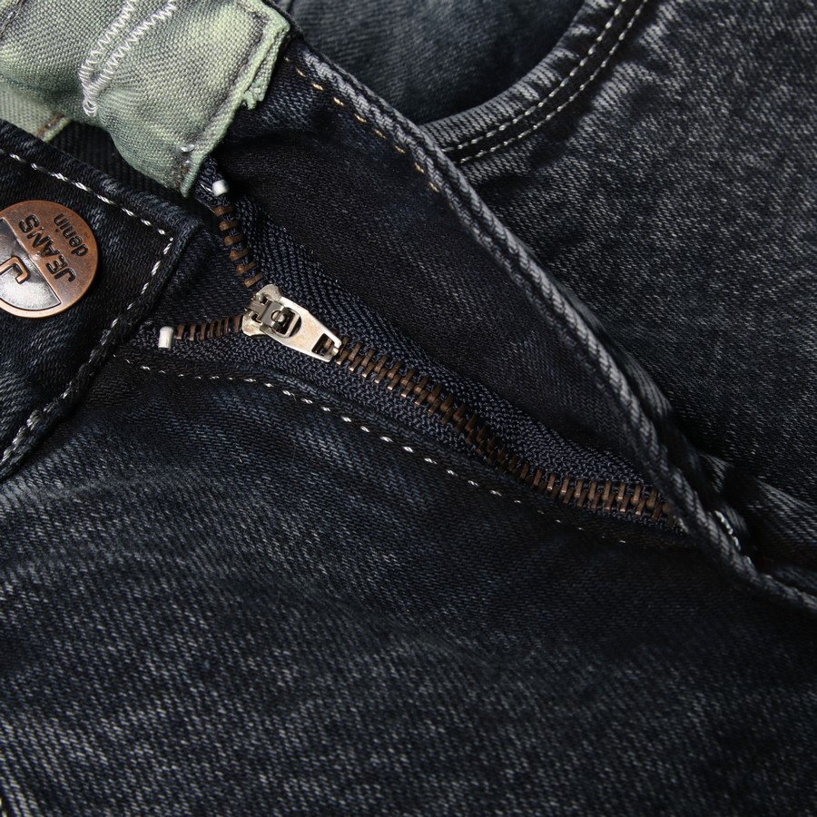 Quần short jean nam đen bạc rách đẹp TS415 Tronshop