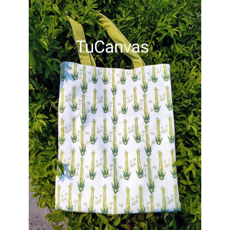 Túi tote vải bố, túi vải canvas hai mặt in hình cao cấp, phong cách Hàn Quốc Ulzzang TUCANVAS TCV11
