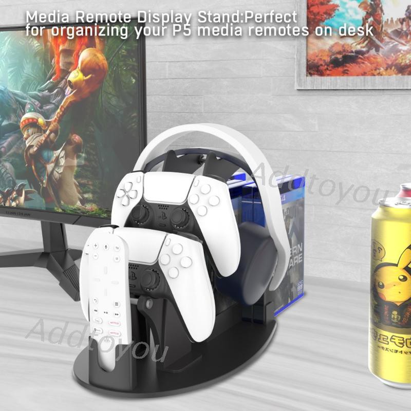 Controller Bracket Remote Stand Holder Game Disc Storage for PS5 PS4 X-Box