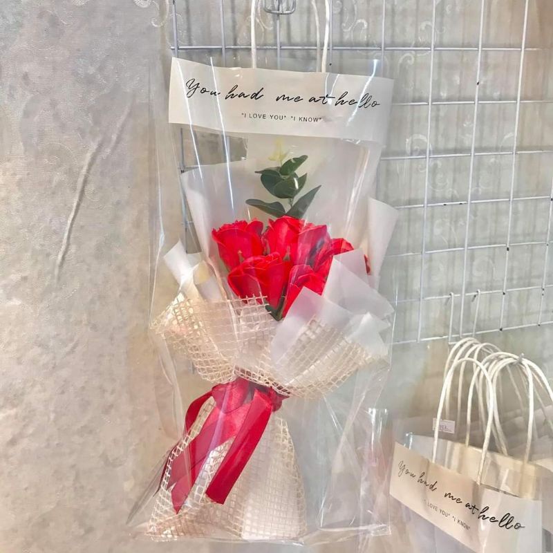 Túi bóng đựng hoa trong suốt loại 1-