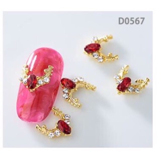 Charm kim loại trang trí móng tay