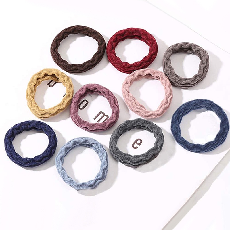 Set 40 dây buộc tóc co giãn phong cách Hàn Quốc thời trang dành cho nữ