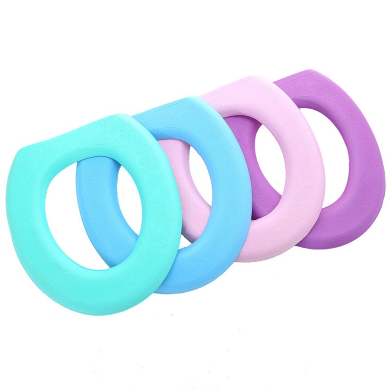 Vỏ Bọc Bệ Ngồi Toilet Bằng EVA Mềm Giữ Ấm Chống Thấm Nước Có Thể Tái Sử Dụng Cho Phòng Tắm