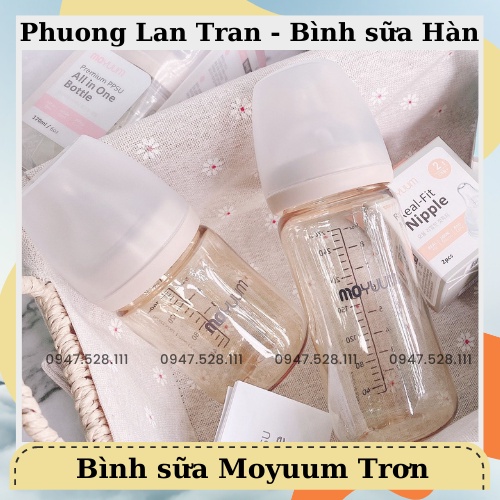 Bình Moyuum trơn  size 170ml - 270ml