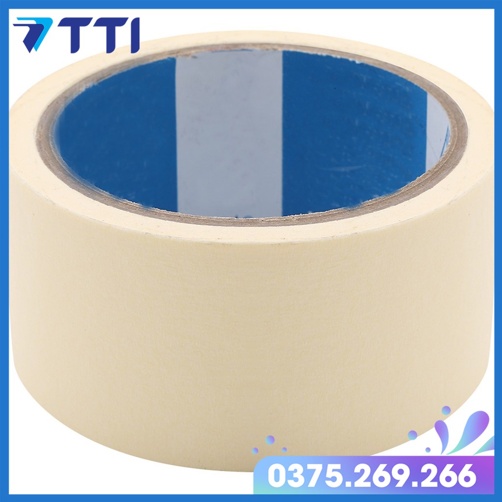 Băng dính giấy 1cm, 2cm, 5cm viết chữ, chặn màu nước, màu Acrylic, sơn, chịu nhiệt