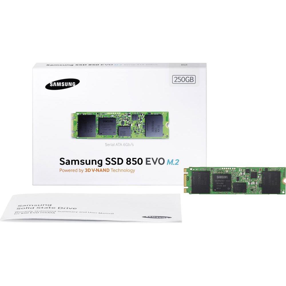 Ổ cứng SSD Samsung 850 EVO M2-SATA III 250GB (MZ-N5E250BW) -  Hàng phân phối chính hãng