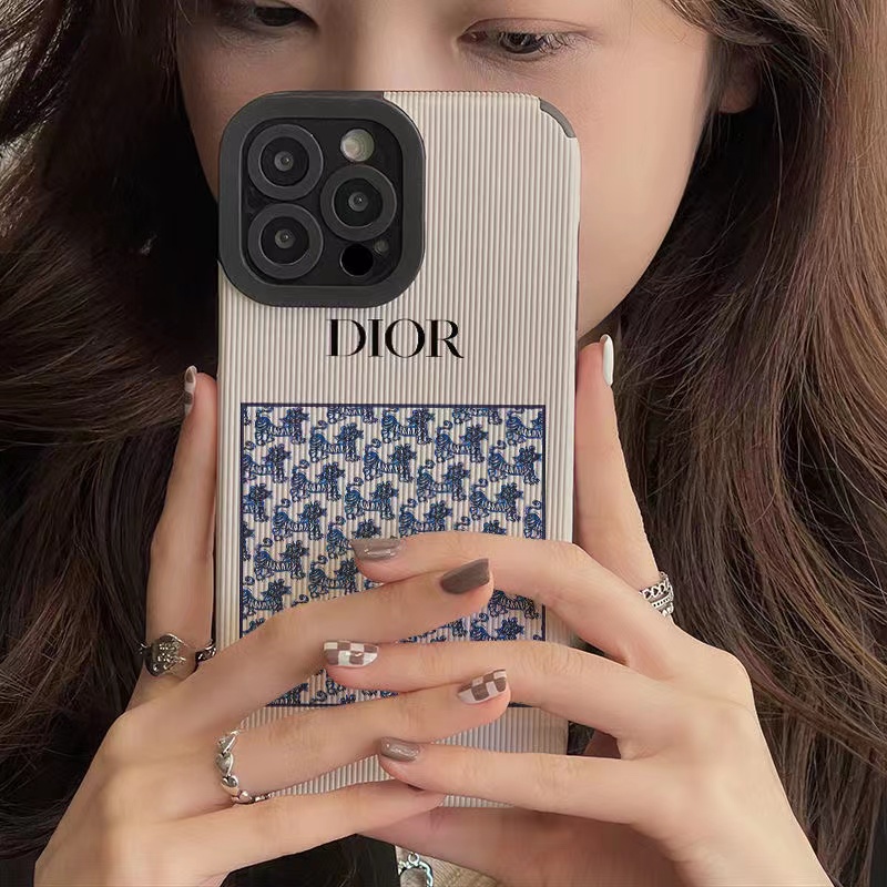 Ốp Điện Thoại Da In Chữ DIOR Sang Trọng Cho iphone 13 Pro Max i13 13pro 11 Pro Max i11 X XR Xs Max 7plus 8plus 12Pro 12 Pro Max