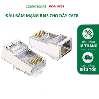 Hạt mạng cat6 bọc kim FTP chống nhiễu Commscope/AMP