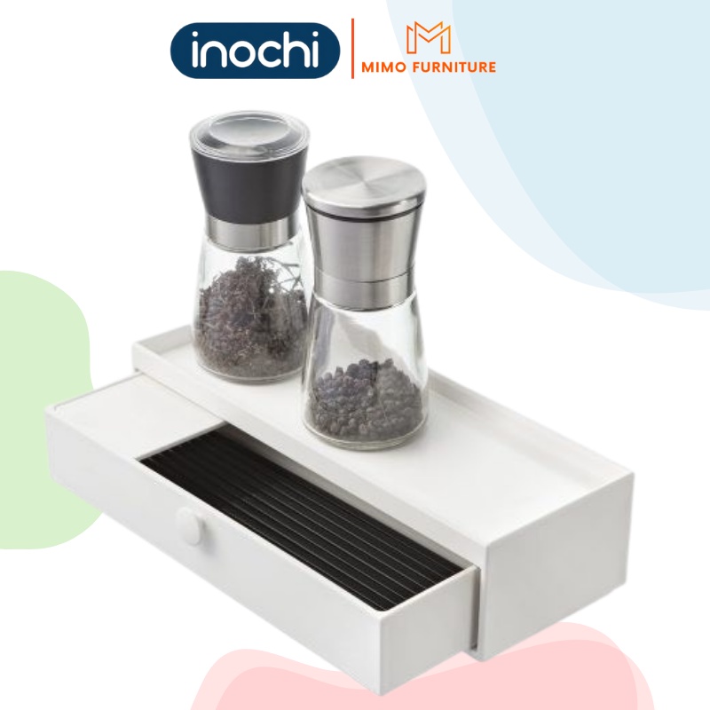Hộp Đựng Đũa Nhựa Loại Nằm Ngang Có Ngăn Kéo Yoko Inochi Sang Trọng, Cao Cấp