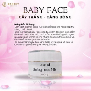 Kem baby face milk Đan thy
