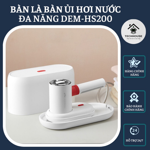 Bàn ủi bàn là hơi nước cầm tay đa năng DEERMA HS200 2 IN 1