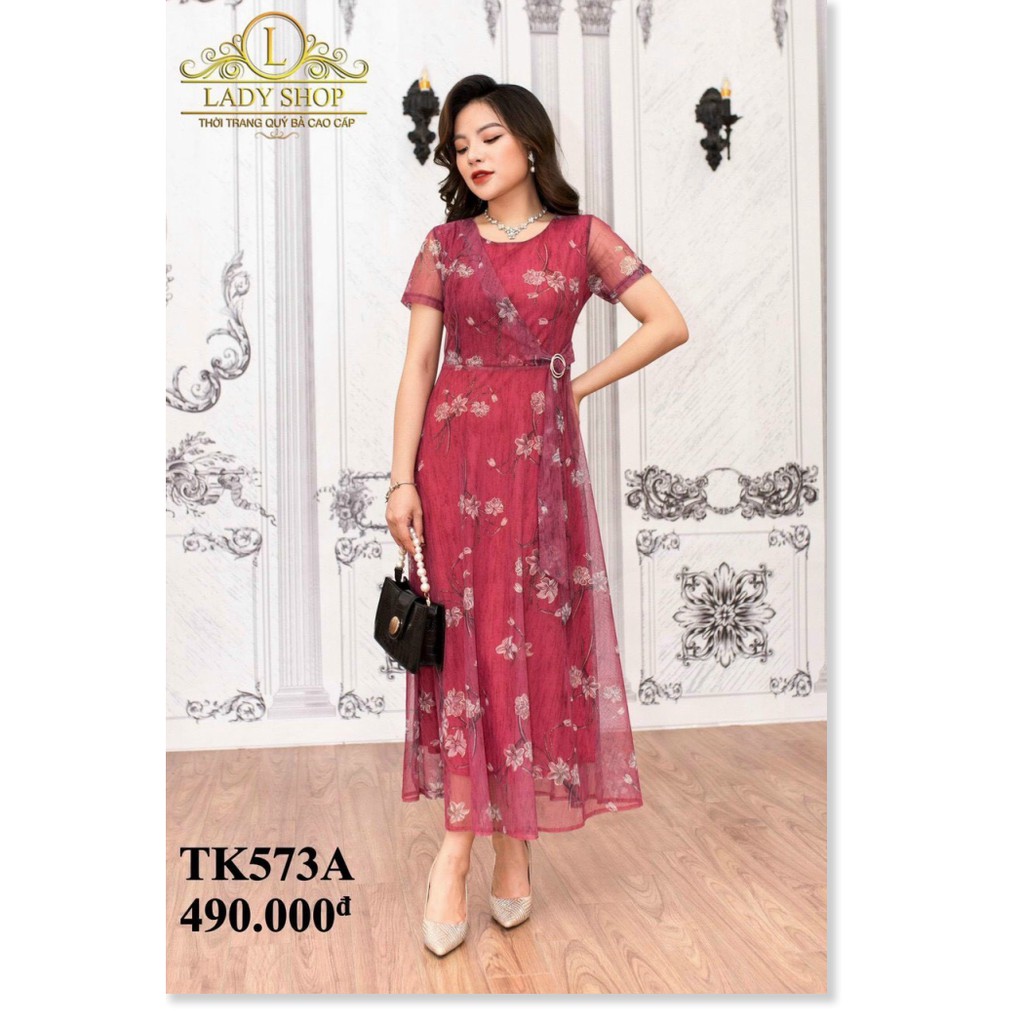 ĐẦM XOÈ HOA DỰ TIỆC NỮ SIÊU SANG TRỌNG , TÔN DÁNG CHO CHỊ EM